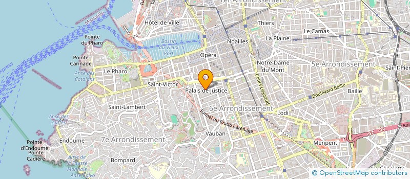 localisation de l'entreprise MADAME GERALDINE ADRAI  MARSEILLE