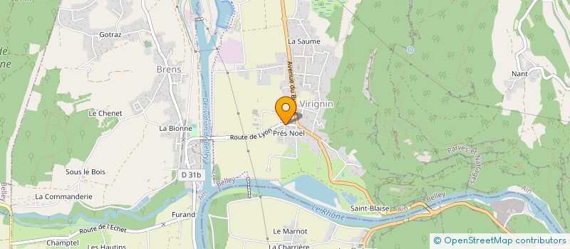 localisation de l'entreprise MADAME GERALDINE AHMED  VIRIGNIN