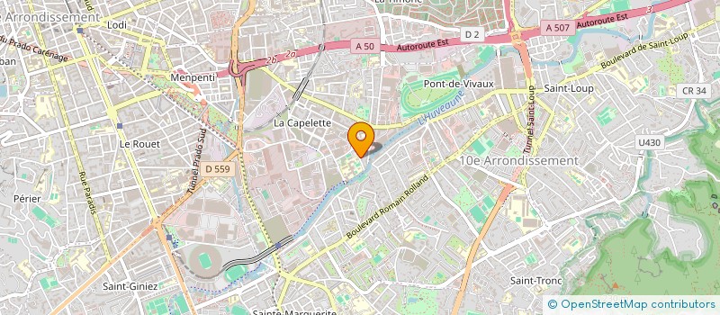 localisation de l'entreprise MADAME GERALDINE ALLEMAND à MARSEILLE