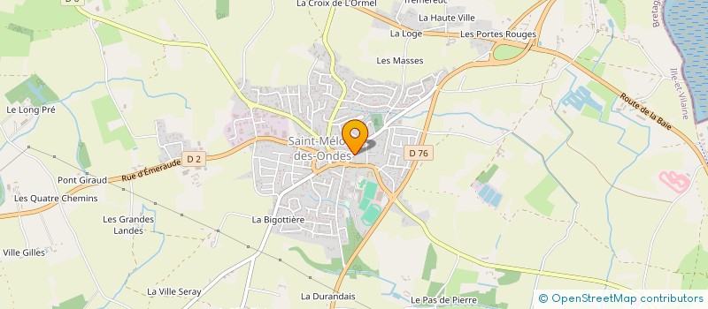 localisation de l'entreprise MADAME GERALDINE ANDRE à SAINT-MELOIR-DES-ONDES
