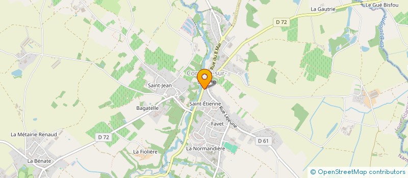 localisation de l'entreprise MADAME GERALDINE ANEE  CORCOUE-SUR-LOGNE