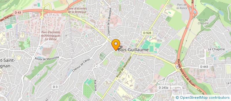localisation de l'entreprise MADAME GERALDINE ARZUL à BOIS-GUILLAUME