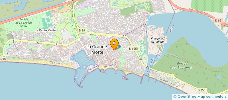 localisation de l'entreprise MADAME GERALDINE ASPISI à LA GRANDE-MOTTE
