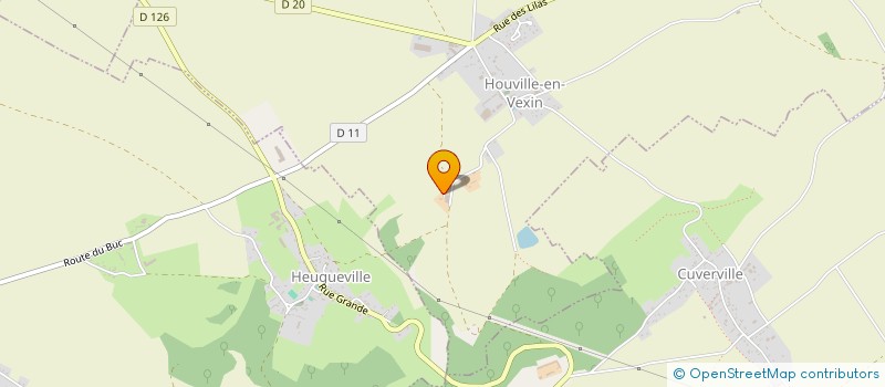 localisation de l'entreprise MADAME GERALDINE AUBRY  HOUVILLE-EN-VEXIN