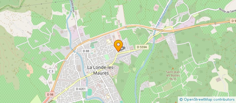 localisation de l'entreprise MADAME GERALDINE AUGER  LA LONDE-LES-MAURES