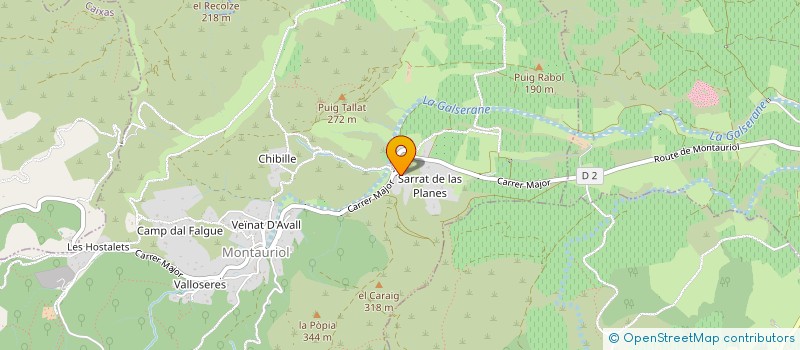 localisation de l'entreprise MADAME GERALDINE AUNAY  MONTAURIOL