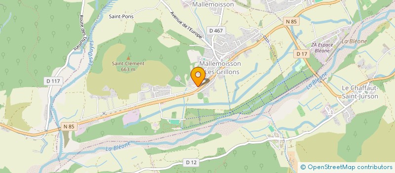 localisation de l'entreprise MADAME GERALDINE AUTRIC  MALLEMOISSON