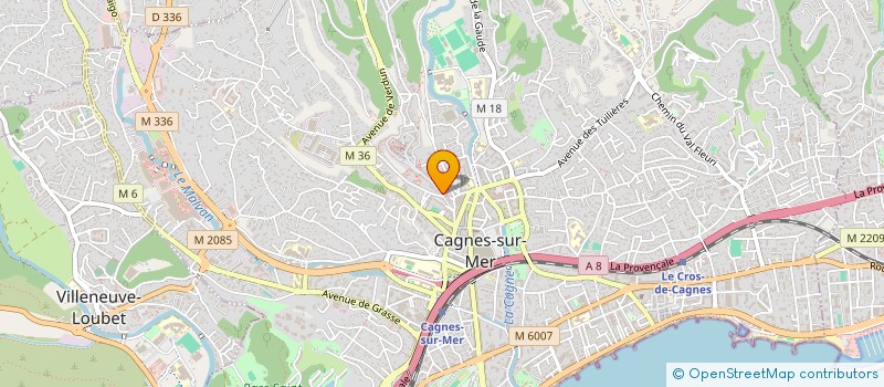 localisation de l'entreprise MADAME GERALDINE BARBIER  CAGNES-SUR-MER
