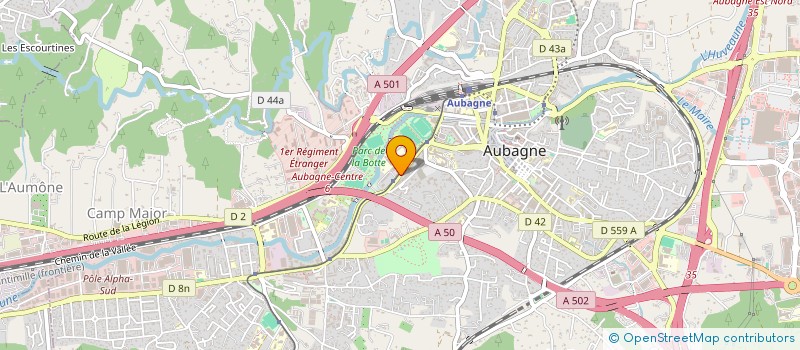 localisation de l'entreprise MADAME GERALDINE BARET à AUBAGNE