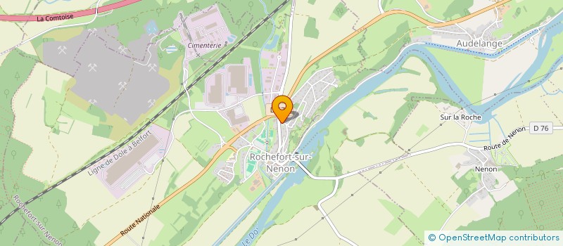 localisation de l'entreprise MADAME GERALDINE BARRELIER  ROCHEFORT-SUR-NENON