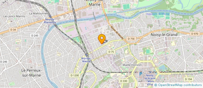 localisation de l'entreprise MADAME GERALDINE BARUL  NOISY-LE-GRAND