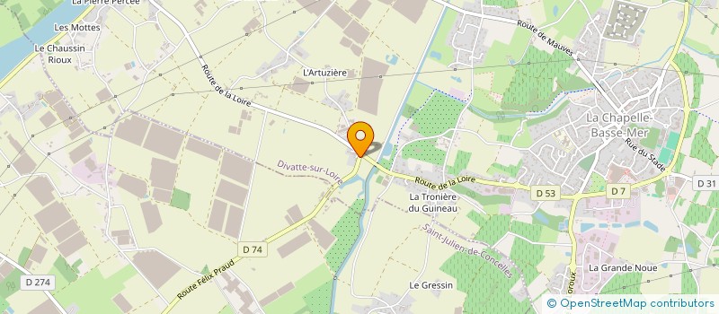 localisation de l'entreprise MADAME GERALDINE BAUDRY  PIRIAC-SUR-MER