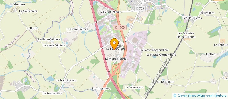 localisation de l'entreprise MADAME GERALDINE BAUDRY à MONTAIGU-VENDEE