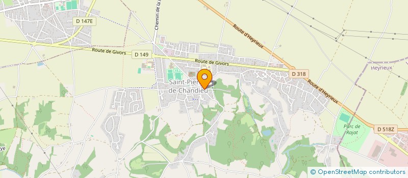 localisation de l'entreprise MADAME GERALDINE BAUWENS  SAINT-PIERRE-DE-CHANDIEU