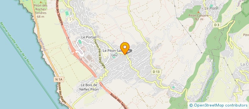 localisation de l'entreprise MADAME GERALDINE BELLIER  SAINT-LEU