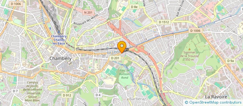 localisation de l'entreprise MADAME GERALDINE BENESTAR  CHAMBERY