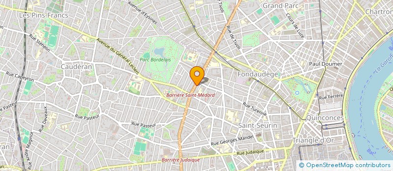 localisation de l'entreprise MADAME GERALDINE BENOIST à BORDEAUX
