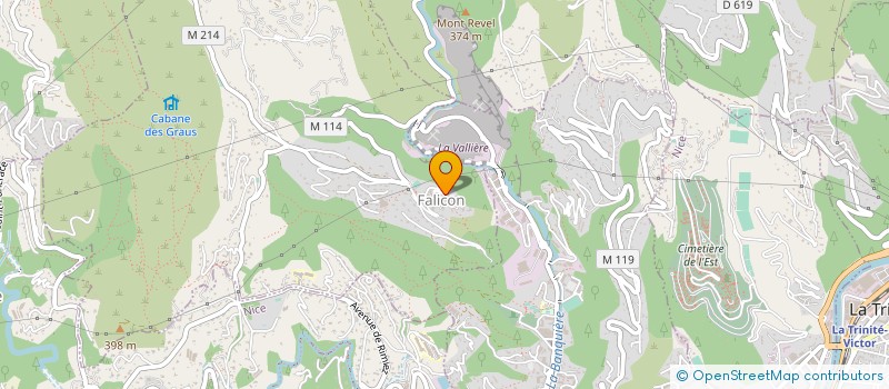 localisation de l'entreprise MADAME GERALDINE BENSA  FALICON