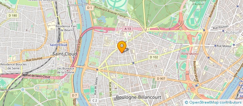 localisation de l'entreprise MADAME GERALDINE BERNARD à BOULOGNE-BILLANCOURT