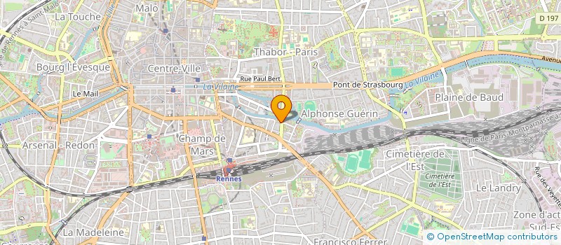 localisation de l'entreprise MADAME GERALDINE BEUCHER  RENNES