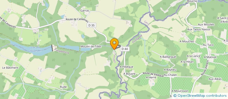 localisation de l'entreprise MADAME GERALDINE BEZARD  PARLEBOSCQ