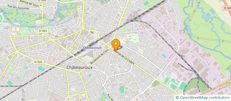 localisation de l'entreprise MADAME GERALDINE BIDAUD à CHATEAUROUX
