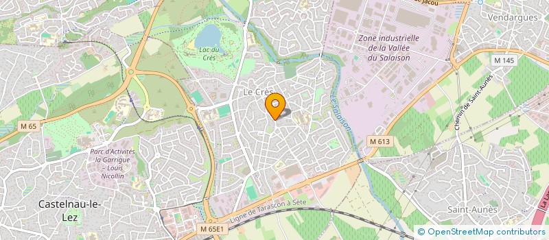 localisation de l'entreprise MADAME GERALDINE BIDON  LE CRES