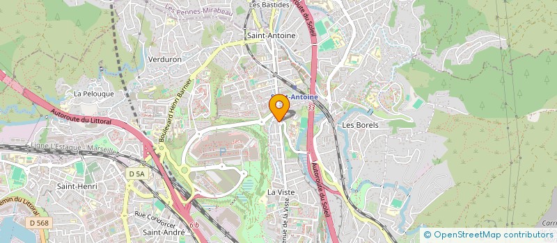localisation de l'entreprise MADAME GERALDINE BILLON à MARSEILLE