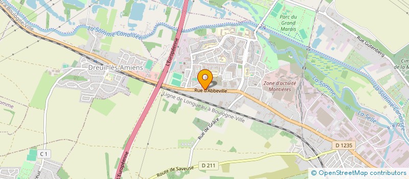 localisation de l'entreprise MADAME GERALDINE BINET à AMIENS