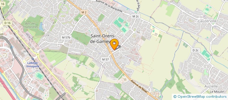 localisation de l'entreprise MADAME GERALDINE BLUM à SAINT-ORENS-DE-GAMEVILLE