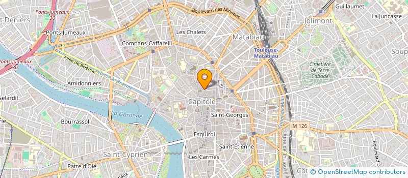 localisation de l'entreprise MADAME GERALDINE BOIGAS  TOULOUSE