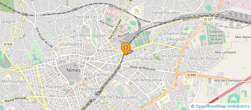 localisation de l'entreprise MADAME GERALDINE BONALDI  NIMES