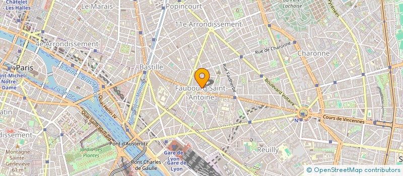 localisation de l'entreprise MADAME GERALDINE BOQUET  PARIS