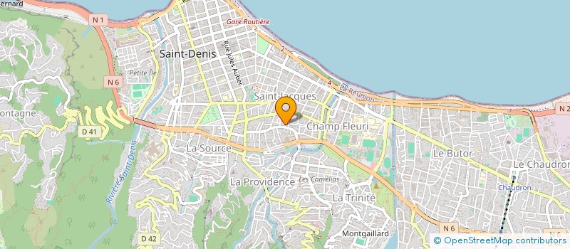 localisation de l'entreprise MADAME GERALDINE BOUDART  SAINT-DENIS