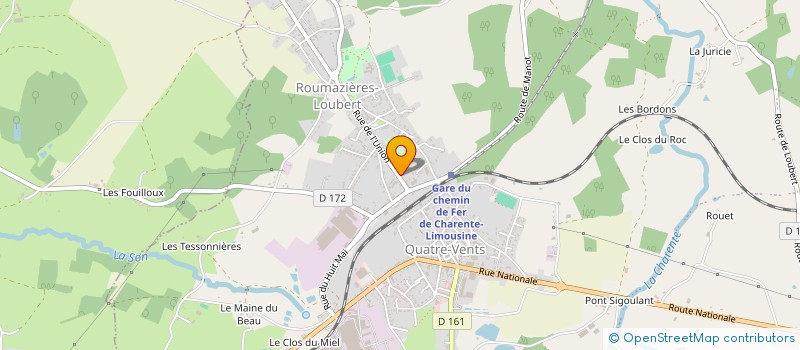 localisation de l'entreprise MADAME GERALDINE BOUGON à TERRES-DE-HAUTE-CHARENTE