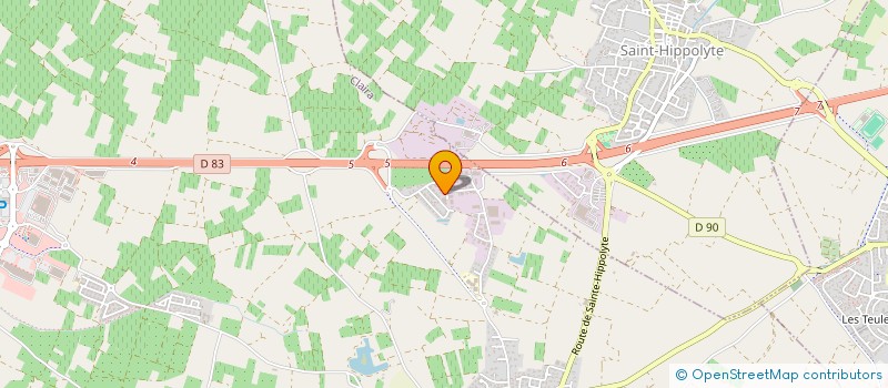 localisation de l'entreprise MADAME GERALDINE BOURNET  CLAIRA