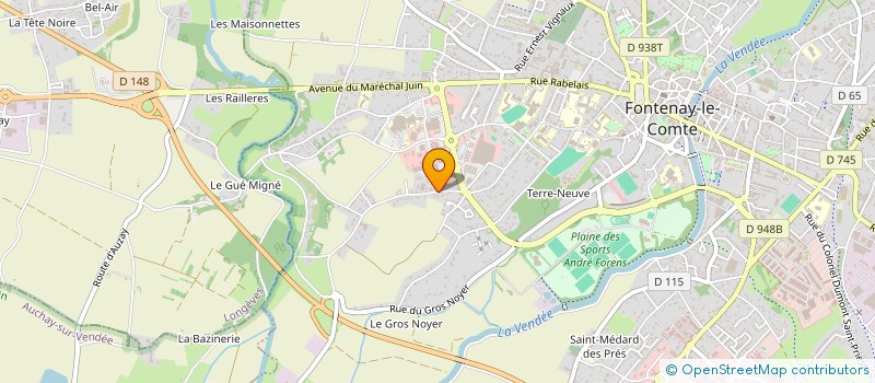 localisation de l'entreprise MADAME GERALDINE BREMAND à FONTENAY-LE-COMTE