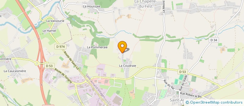 localisation de l'entreprise MADAME GERALDINE BRIGITTE S BINET  SAINT-AMAND-VILLAGES
