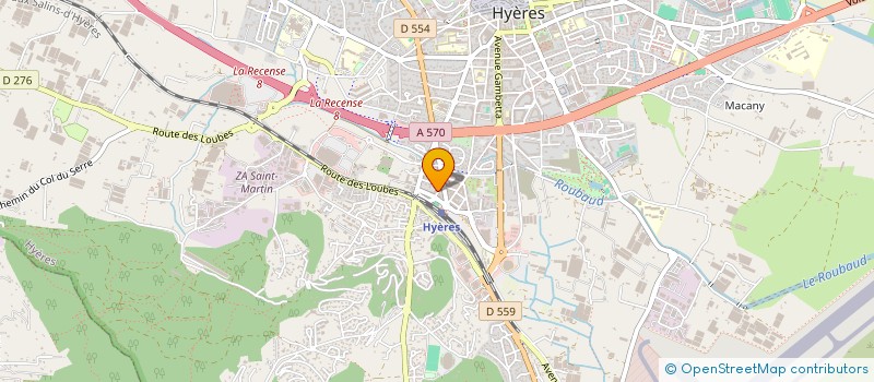 localisation de l'entreprise MADAME GERALDINE BROSSARD à HYERES