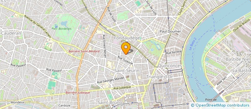 localisation de l'entreprise MADAME GERALDINE BUFFON  BORDEAUX