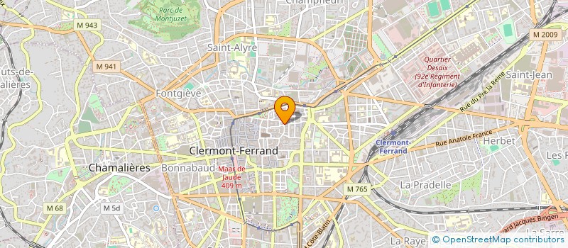 localisation de l'entreprise MADAME GERALDINE BUGEAC à CLERMONT FERRAND