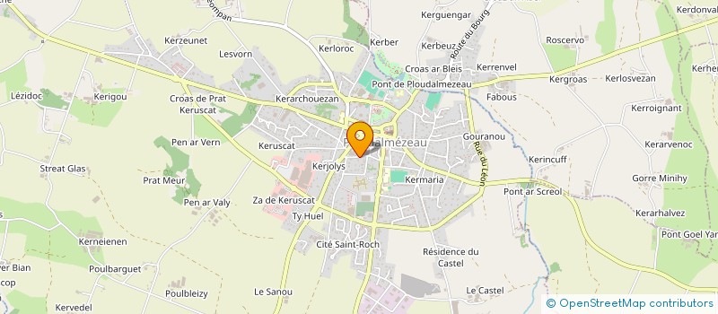 localisation de l'entreprise MADAME GERALDINE CABON à PLOUDALMEZEAU
