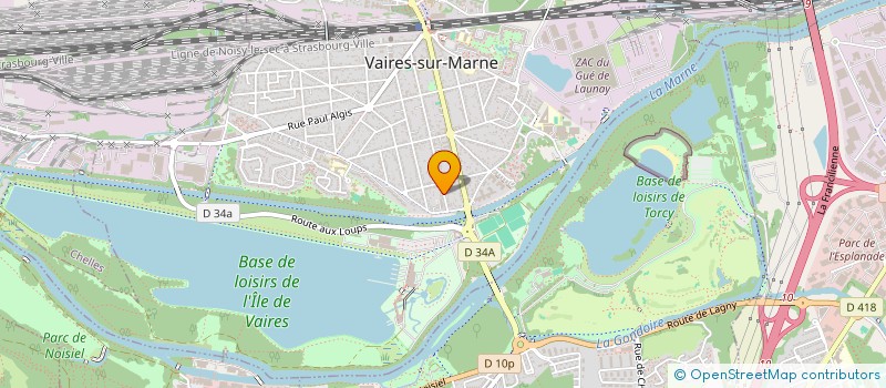 localisation de l'entreprise MADAME GERALDINE CAES  VAIRES-SUR-MARNE