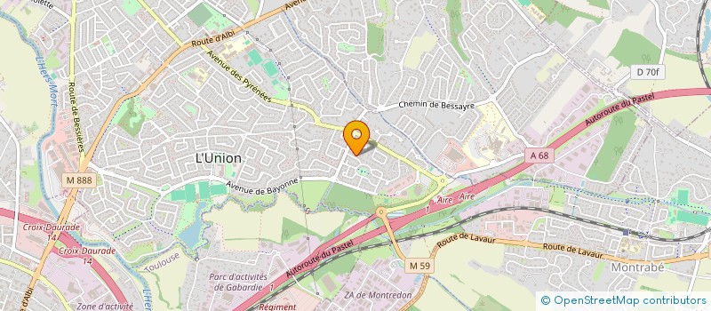 localisation de l'entreprise MADAME GERALDINE CAMBOURNAC à L'UNION