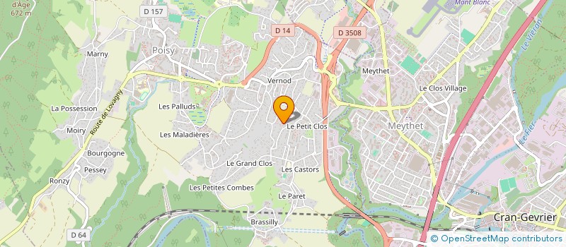 localisation de l'entreprise MADAME GERALDINE CAMPOLUCCI  POISY