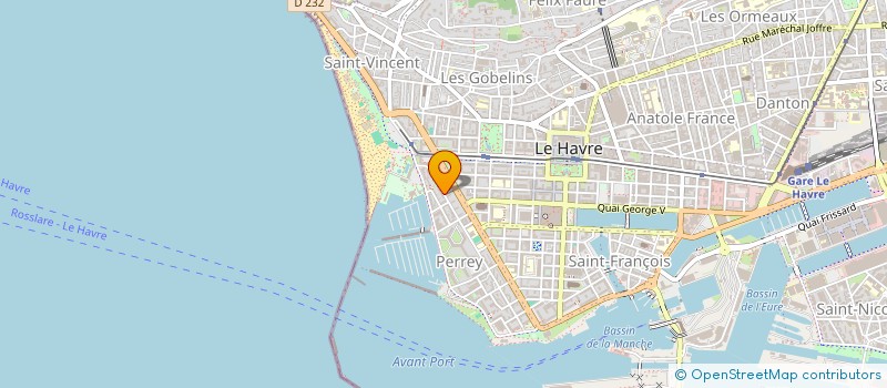 localisation de l'entreprise MADAME GERALDINE CAOUISSIN  LE HAVRE