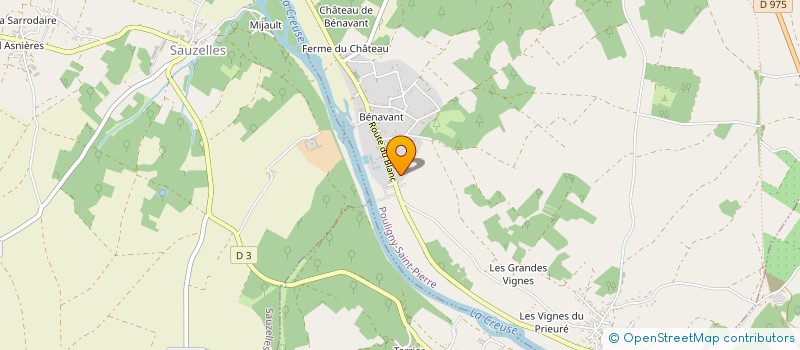 localisation de l'entreprise MADAME GERALDINE CARON à POULIGNY-SAINT-PIERRE