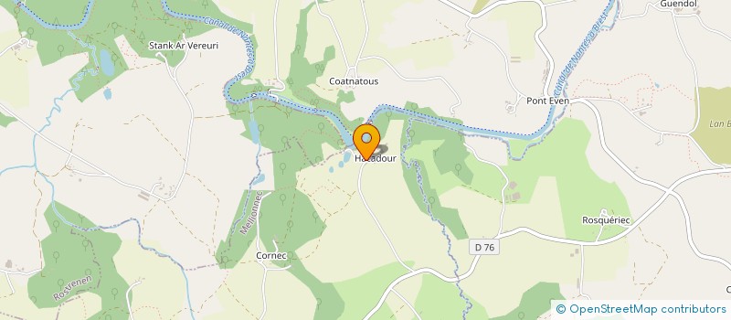 localisation de l'entreprise MADAME GERALDINE CARVELLO  MELLIONNEC