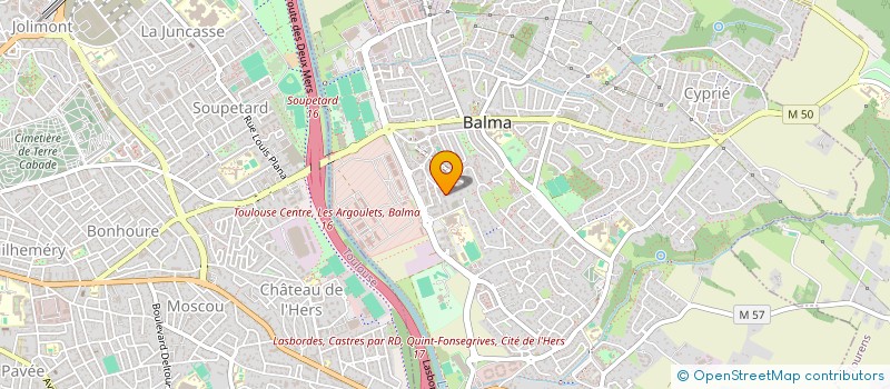 localisation de l'entreprise MADAME GERALDINE CAYSSIALS à BALMA