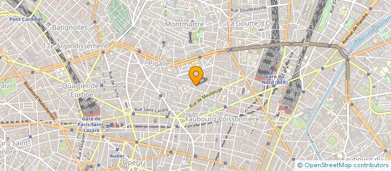 localisation de l'entreprise MADAME GERALDINE CERCEAU à PARIS